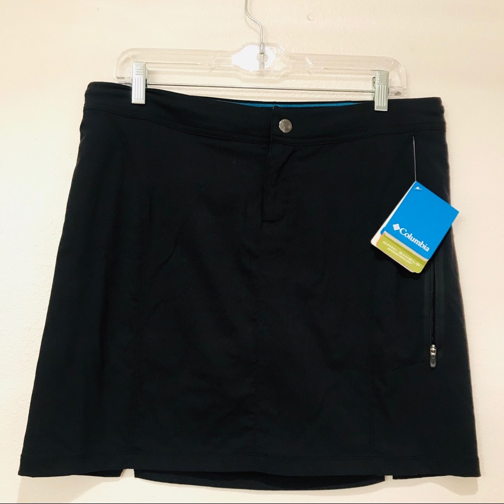 Columbia Just Right Skort Black Size 10 NWT